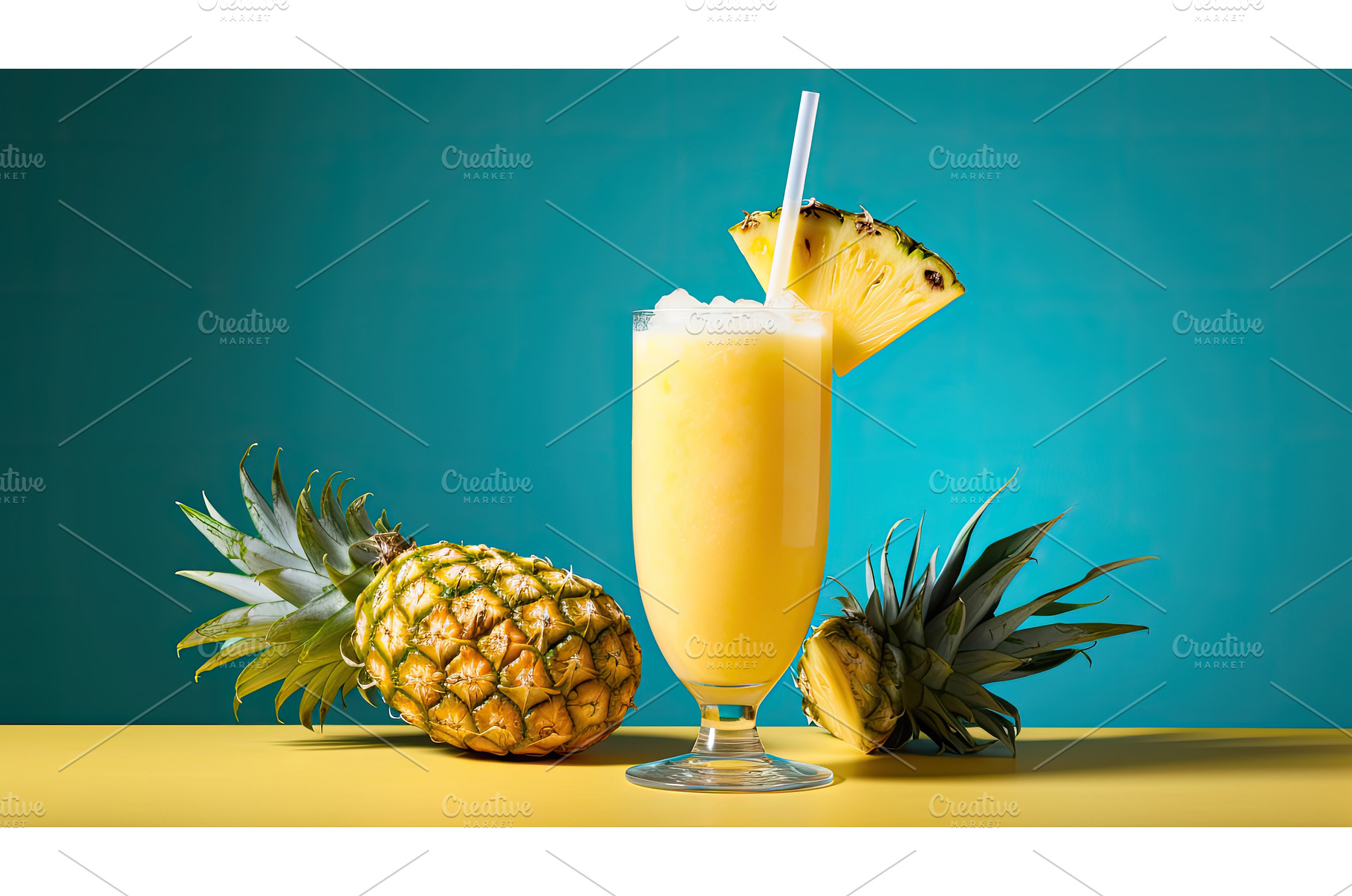 exotic top pineapple fruit ai, a Food & Drink Photo by pikepicture