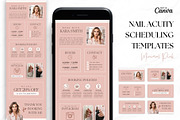 Nail Tech Acuity Scheduling • Canva, a Websites & App Template by OniriqveDesigns (Thumbnail 1 of 8)