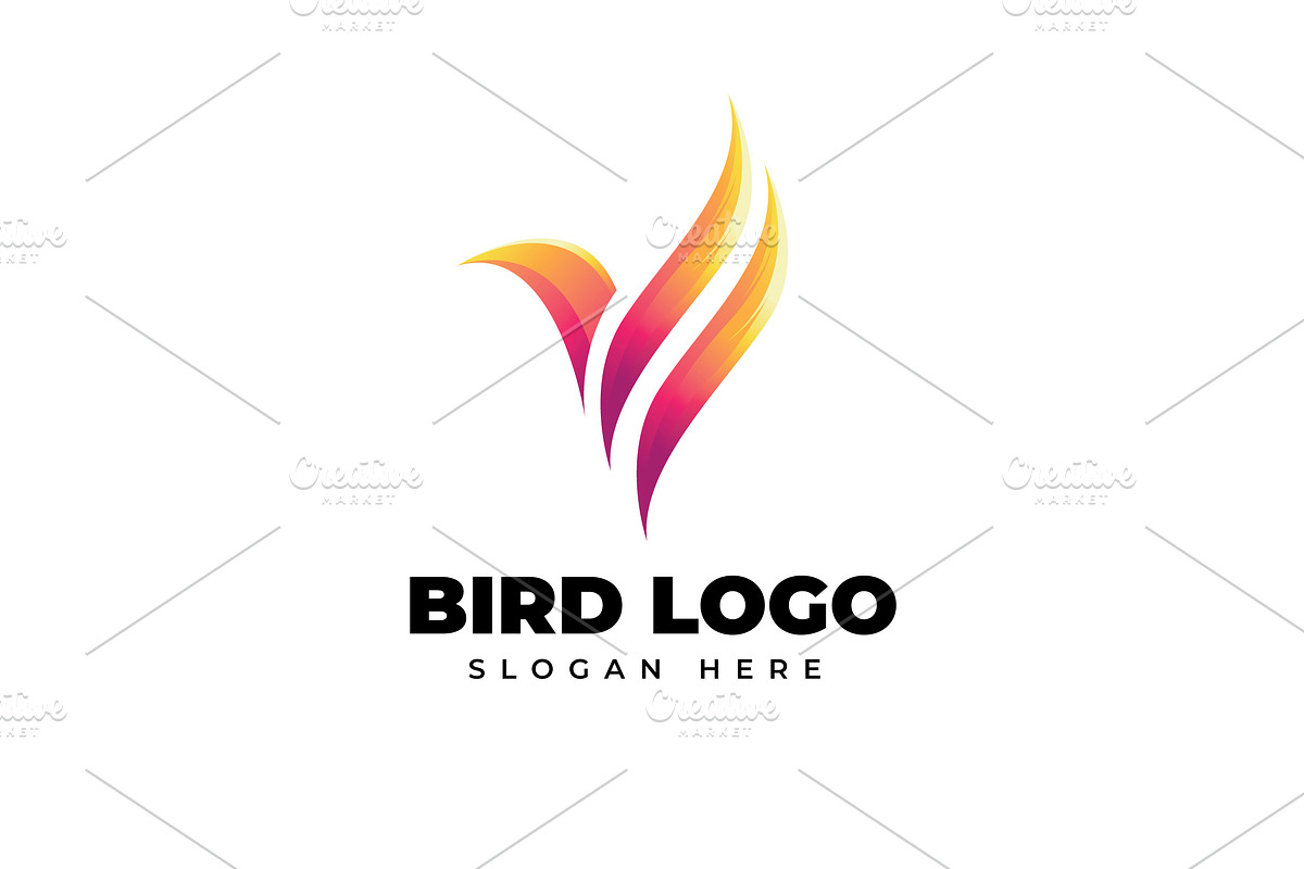 Gradient Bird Logo Design Template, a Branding & Logo Template by Artlogs x Modaldesain (Photo 2 of 2)