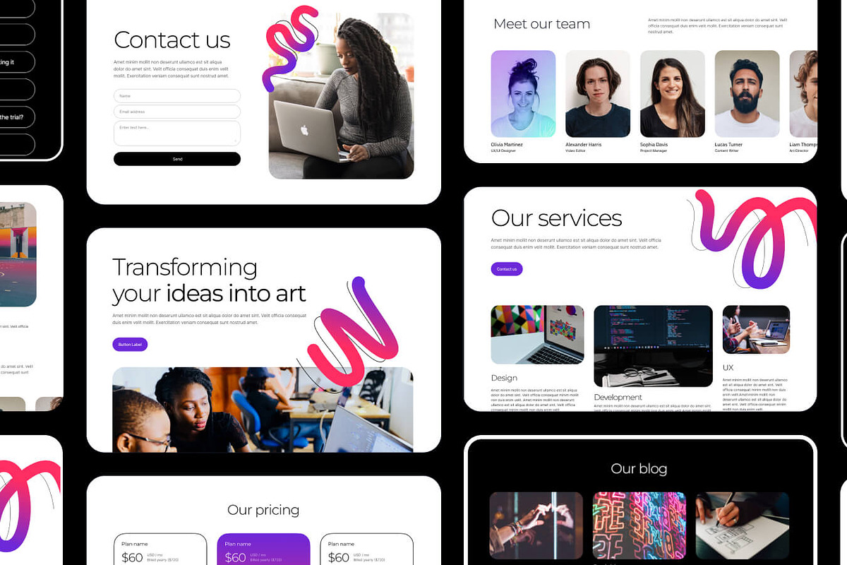 Artica // Digital Agency Website, an UI Kit Template by EGO Creative Innovations (Photo 6 of 6)