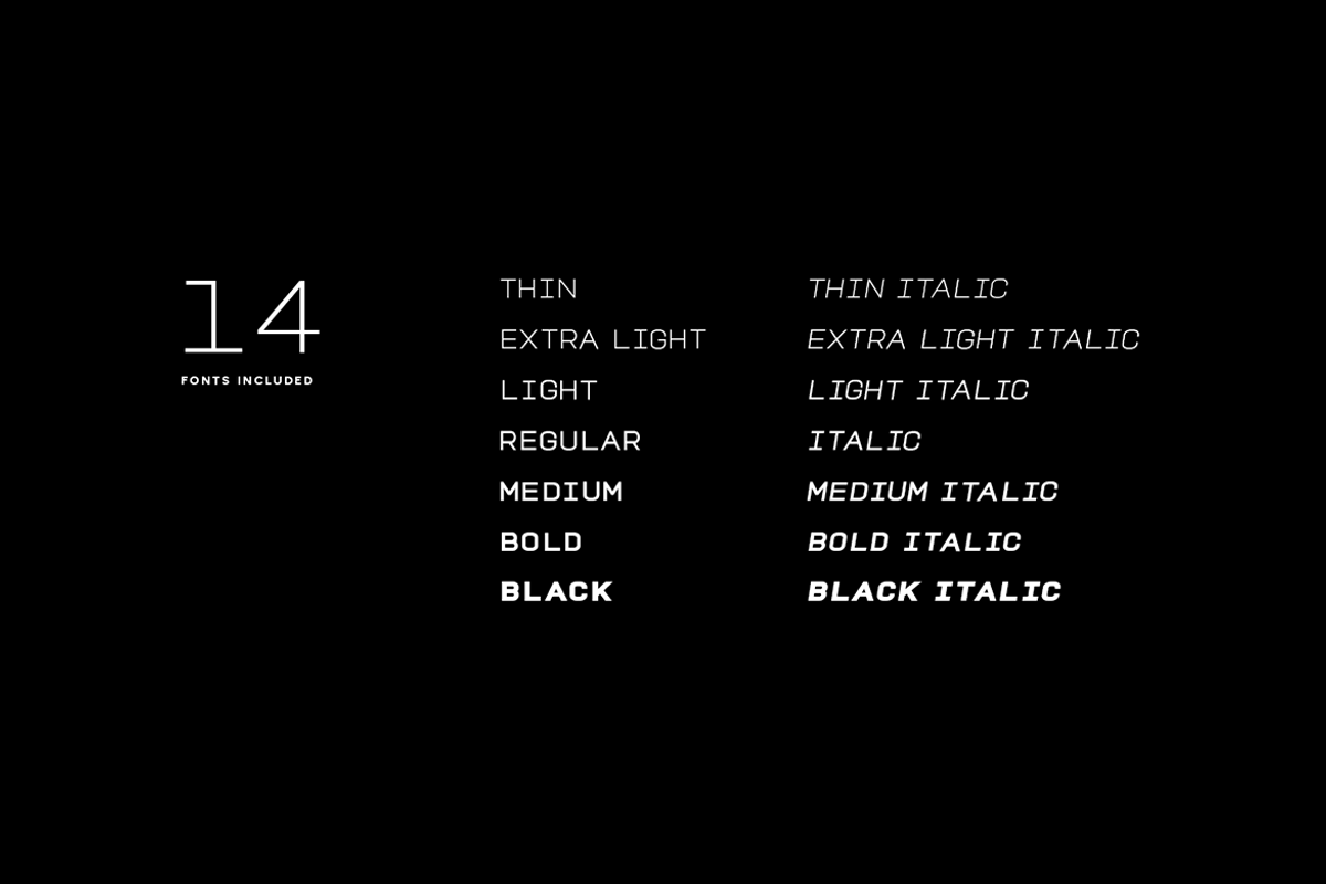 TROS - Unique Display Font Family, a Sans Serif Font by Designova® (Photo 14 of 14)