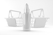 Shopping Pump Bottle Mockup, a Packaging Mockup by Qaleb Studio (Thumbnail 2 of 2)