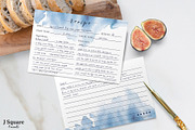4x6 Recipe Card MockUp & Props, a Print Template by JSquarePresents (Thumbnail 7 of 11)