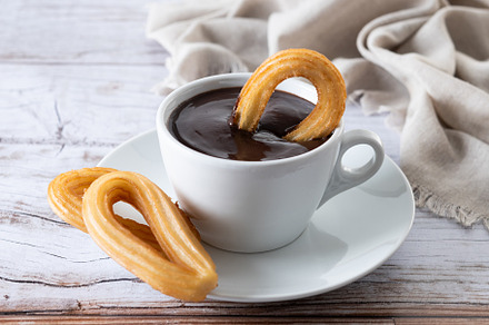 Traditional Spanish churros, a Food & Drink Photo by etorres69