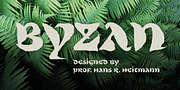 Byzan, a Script Font by Finaltype (Thumbnail 1 of 11)