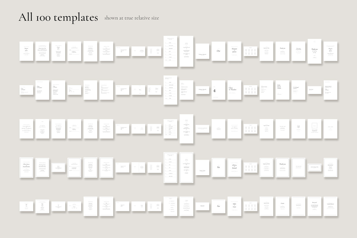 Wedding Stationery – 100 Templates, a Stationery Template by pawellpi (Photo 4 of 83)