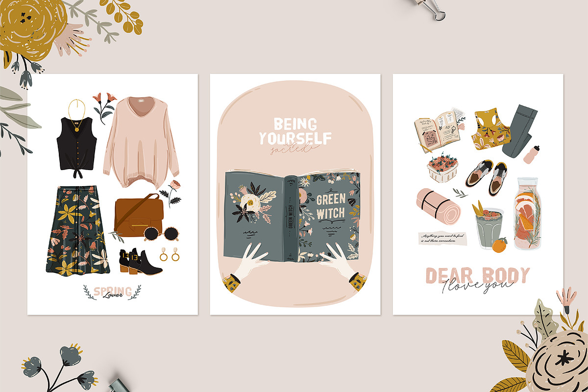 FOUR SEASONS BUNDLE, an Object Graphic by Ruslana Lubenets (Photo 10 of 52)