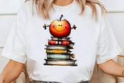 Back to School Book Stack Clipart, a Seasonal Illustration by Designworld (Thumbnail 6 of 8)
