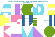 MOSAIC color font, a Font by Malena (Thumbnail 4 of 7)