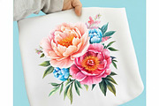 Cottage Summer Floral Watercolor, an Illustration by designcity5 (Thumbnail 5 of 5)