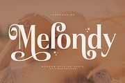 Melondy Modern Stylish Serif, a Serif Font by Storytype Studio (Thumbnail 1 of 15)