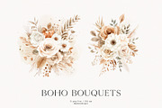 Boho Bouquets, a Decorative Illustration by PeDe Designs (Thumbnail 2 of 9)