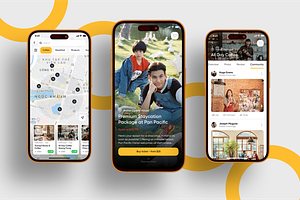 Travelus, an UI Kit Template by Sufian Masood