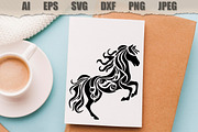 Stencil Horse, an Animal Illustration by MARYCRAFTIRIA (Thumbnail 3 of 3)