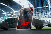 Racing Car Poster Mockup, an Advertising Mockup by herutage (Thumbnail 4 of 4)