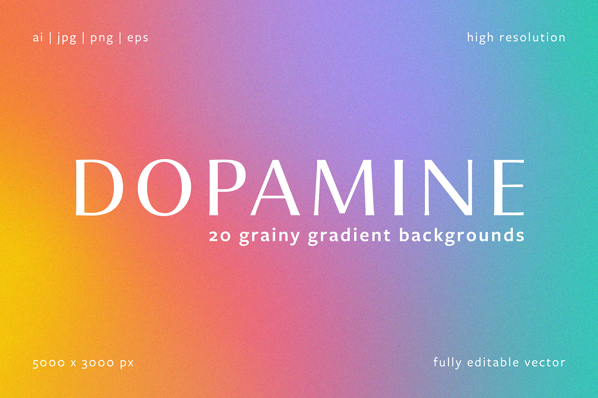 Dopamine Gradients | Grainy Textures, a Background Graphic by stasylionet (Photo 1 of 9)