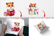Hamster Clipart Gift, a Graphic by Artnoy (Thumbnail 3 of 5)