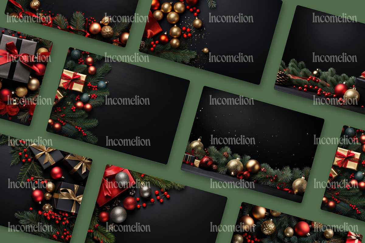 22 Elegant Luxury Christmas Flatlays, a Holiday Photo by Incomelion (Photo 5 of 6)