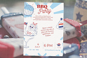 Fourth of July Clipart Bundle, a Seasonal Illustration by Fins and Fiction (Thumbnail 5 of 9)