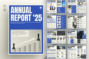 The Annual Report Template | Canva, a Brochure Template by ArtisanaAura