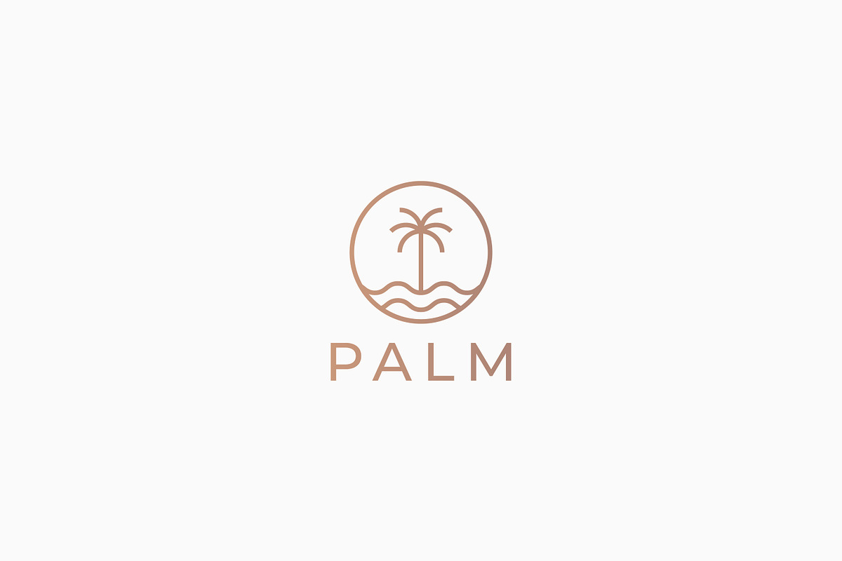 Palm Logo Nature Beach Island Tropic, a Branding & Logo Template by Signatoro (Photo 2 of 2)