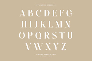 Luckenbach - Modern Serif Font