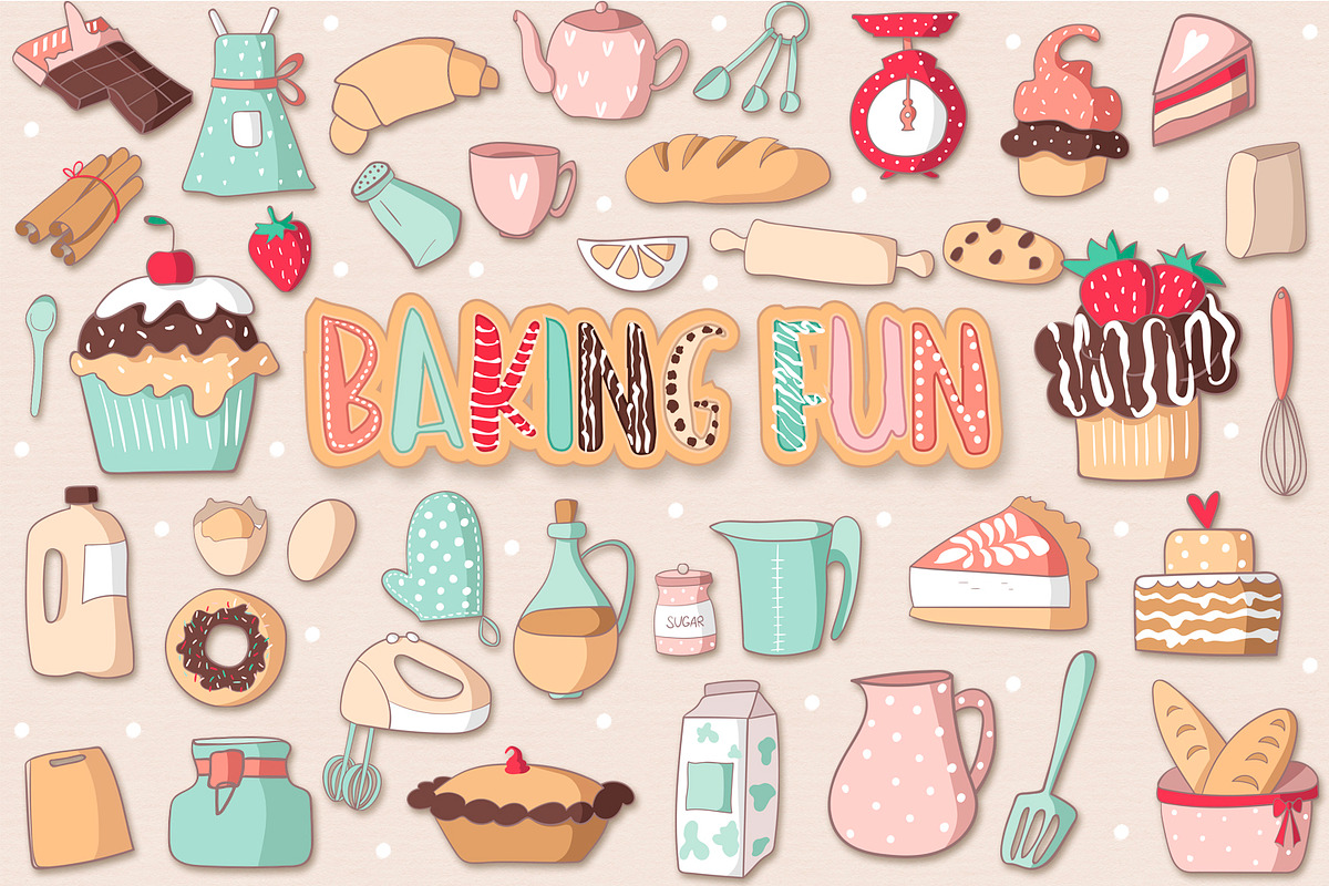 Baking Fun, an Illustration by clipick (Photo 1 of 5)