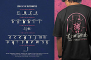 Black Deamond Typeface, a Blackletter Font by alit design (Thumbnail 11 of 17)