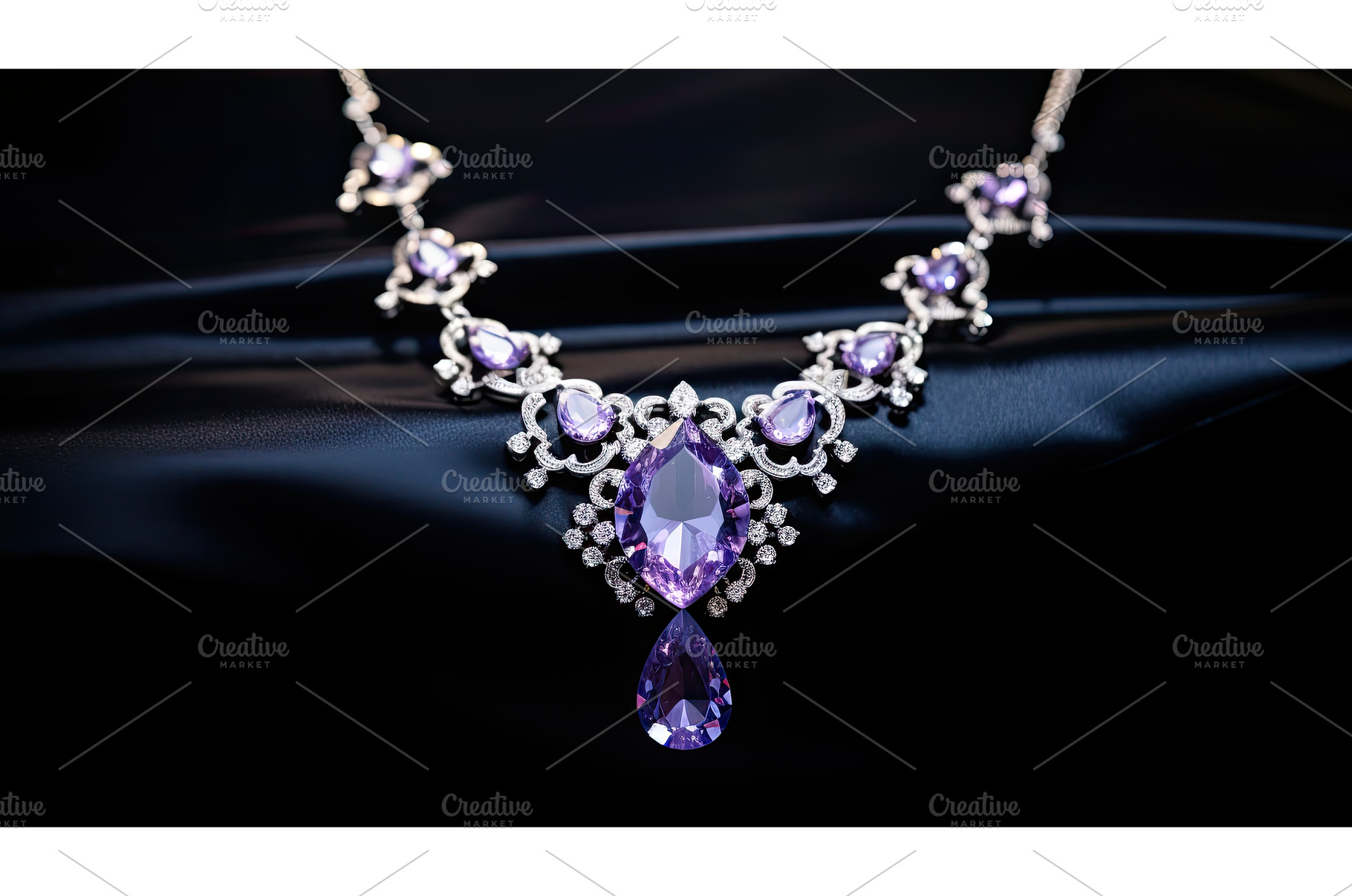 lavender purple crystals ai, a Nature Photo by pikepicture