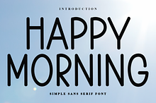 Happy Morning