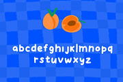 Tasty Apricots - handdrawn cute font, a Handwritten Font by Ashiya Pixel (Thumbnail 2 of 12)