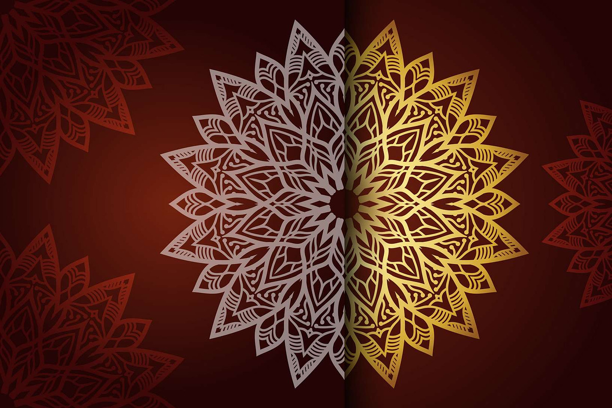 560+ Mandala Design Mega Collection, a Decorative Illustration by NJ Himel (Photo 180 of 289)