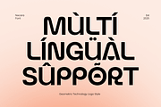 Necara - Geometric Technology Font, a Sans Serif Font by TokoPress (Thumbnail 12 of 13)