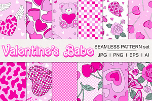 Barbie Valentine's Day Pattern Set