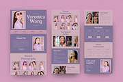 Purple UGC Portfolio Template Canva, a Websites & App Template by The Chaos Project (Thumbnail 4 of 8)