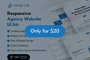 Responsive Design Lab Agency Website, an UI Kit Template by Design Lab (Thumbnail 7 of 7)