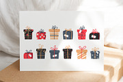 Set of Christmas gift boxes, an Object Illustration by YuskinKot (Thumbnail 4 of 5)