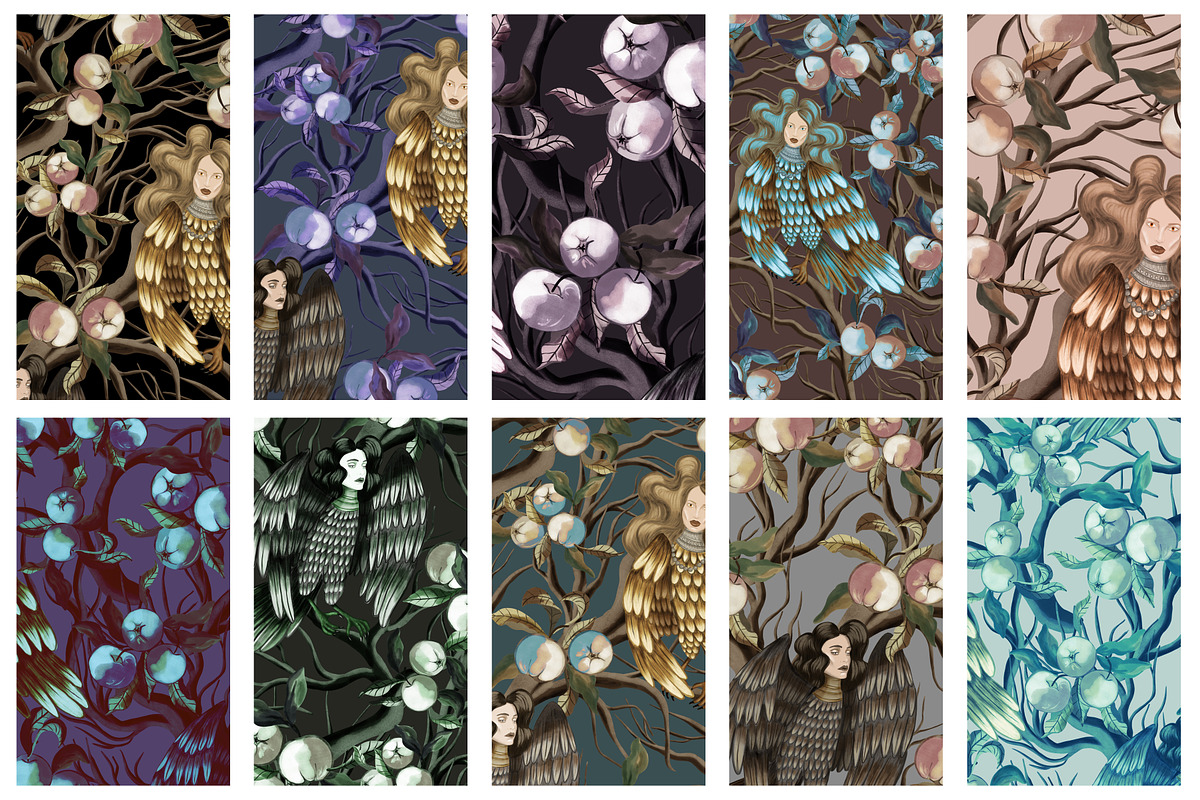 Sirin, a Pattern Graphic by Andre_Eva (Photo 7 of 7)