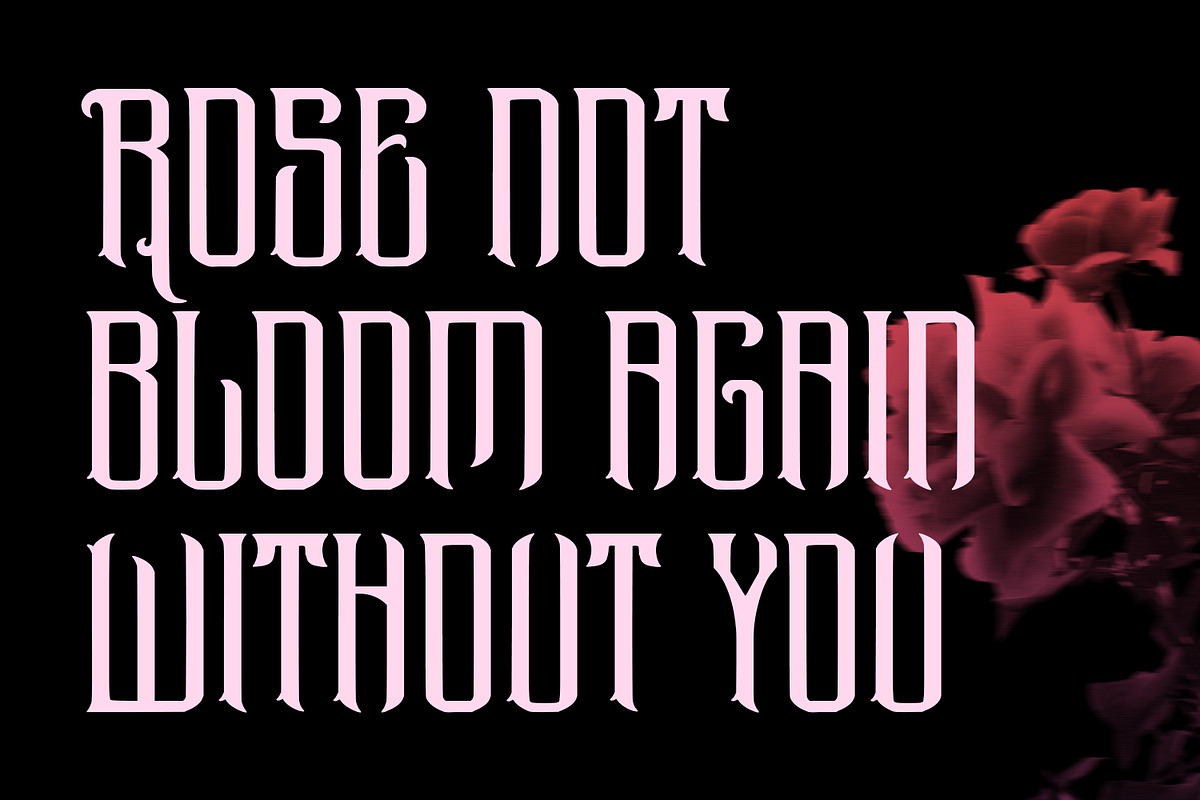 Thorkov Blackletter Display Font, a Blackletter Font by Maulana Creative (Photo 8 of 8)