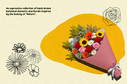 Botanical Vibes: 120 Floral Elements, an Object Illustration by Sheikhadesign (Thumbnail 2 of 15)