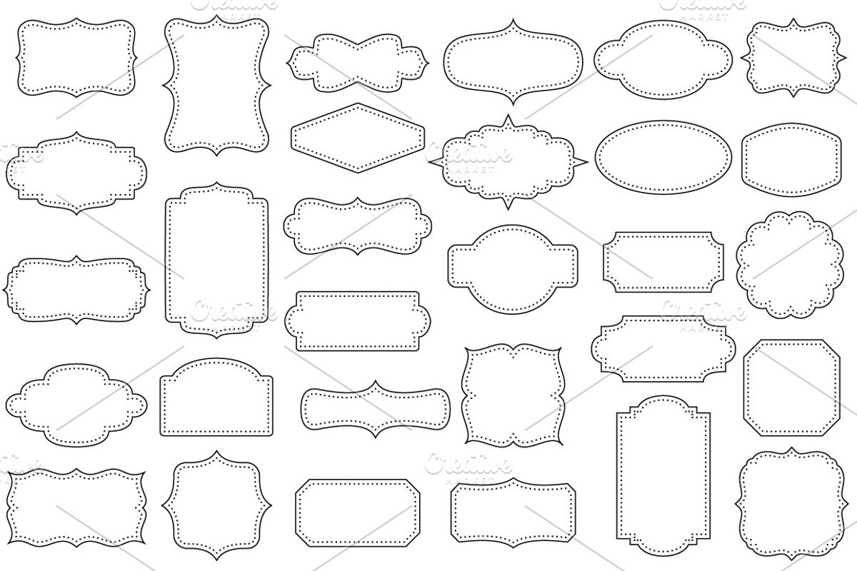30 frames in four styles - PNG, a Graphic by Wild Rose (Photo 4 of 7)