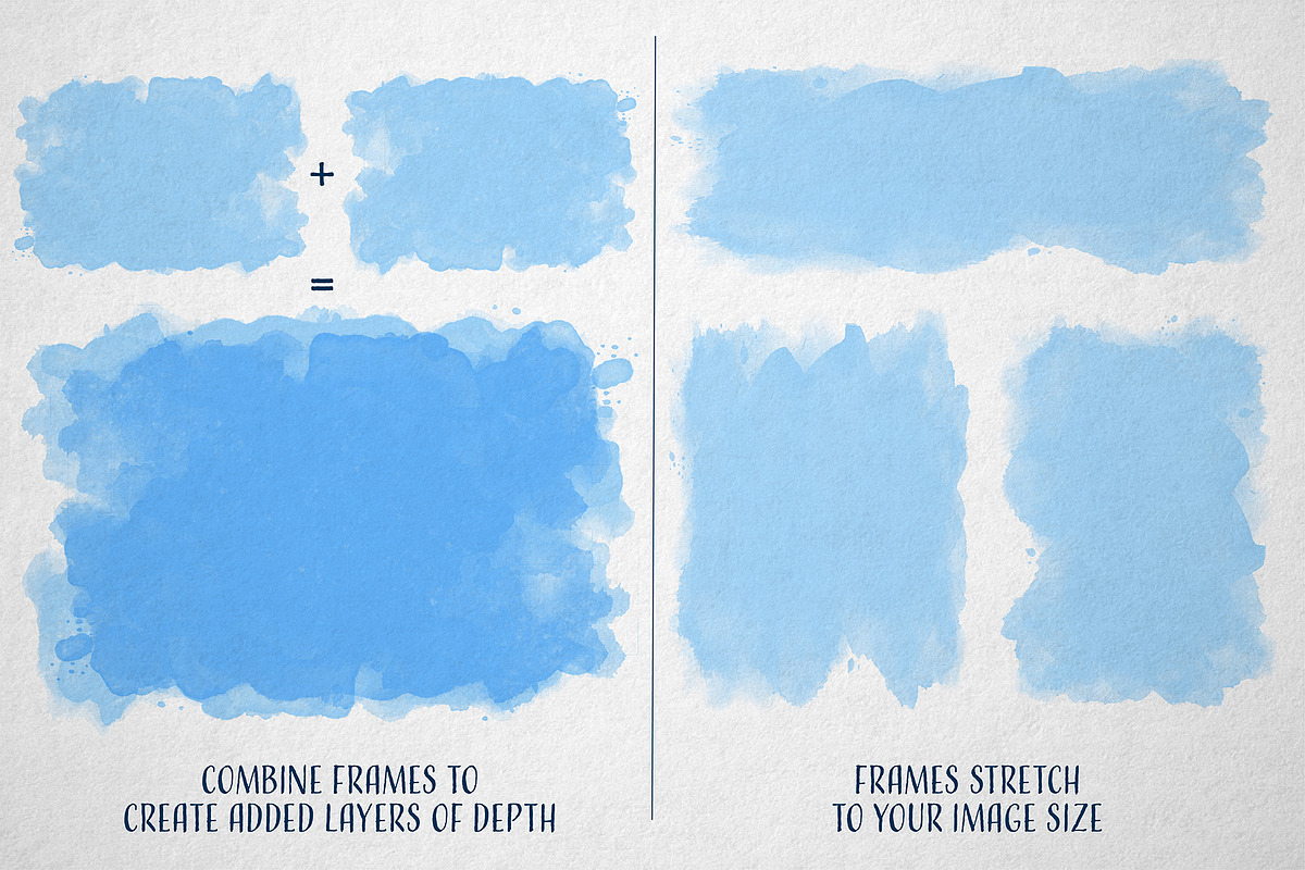 Watercolor Frames + Portrait Maker, a Texture Graphic by Quentin Bangston (Photo 4 of 5)