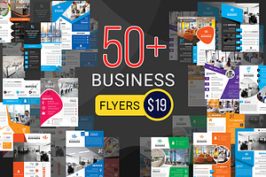 50+ Business Flyers Bundle