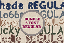 Handwriting Regular Font Bundles