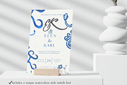 Blue Wedding Invitation Template Can, a Templates & Theme by Alisa Mikibith Art (Thumbnail 3 of 10)