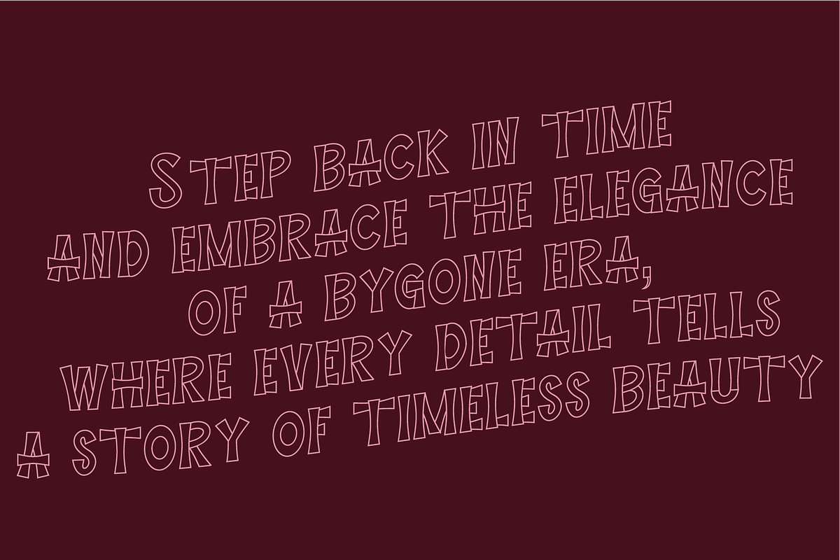 Veltiray - Outline Font, a Handwritten Font by Berdansabersama (Photo 5 of 8)
