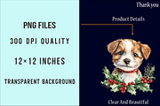 Santa Paws Retro Christmas Puppy PNG, an Illustration by SinaCreation (Thumbnail 6 of 7)