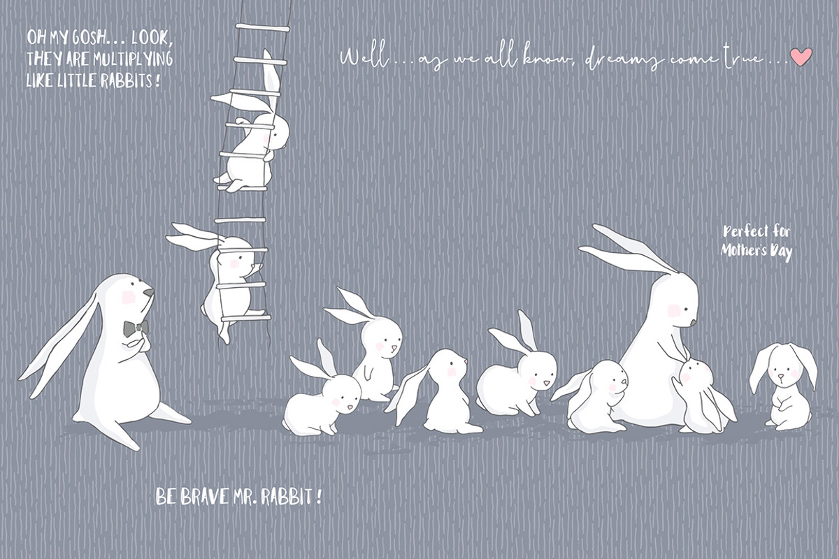 Cute Holiday Collection, an Animal Illustration by Eva Katerina (Photo 4 of 15)