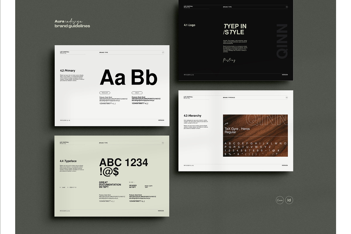 QINN/Brand Guidelines, a Brochure Template by Studio Elevate (Photo 7 of 12)
