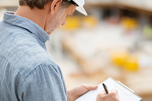 Construction worker in white hardhat, an Industrial Photo by MistyDay
